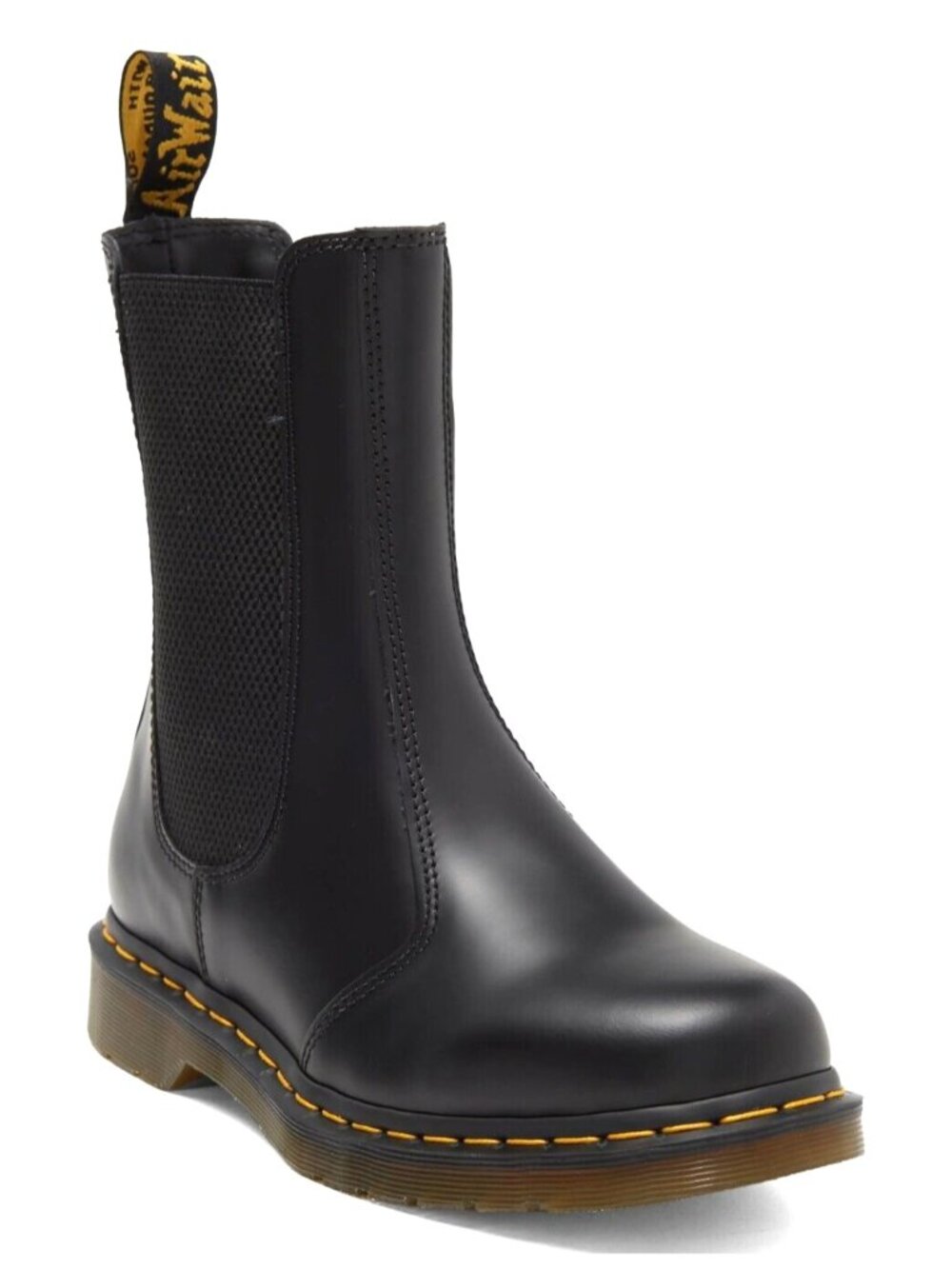 Dr. Martens Women's 2976 Hi Leather Chelsea Ankle Boots in Black Size US 5